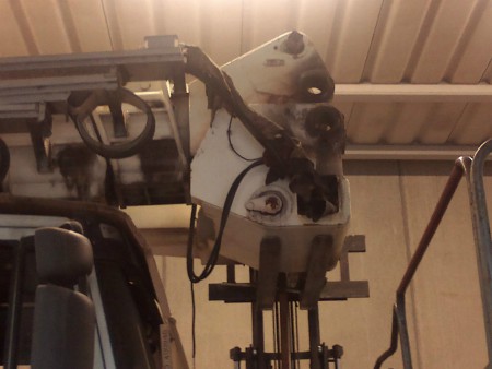 Sostituzione perno boccola jib